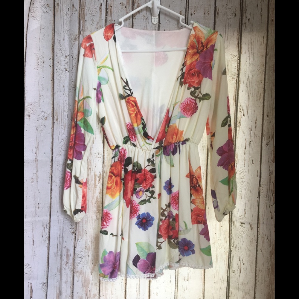 Boutique Floral Romper